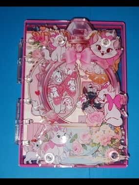New! A7 Marie Cat Acrylic Shaker Notebook